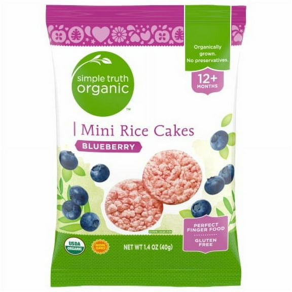 Simple Truth Organic Blueberry Mini Rice Cakes Snack
