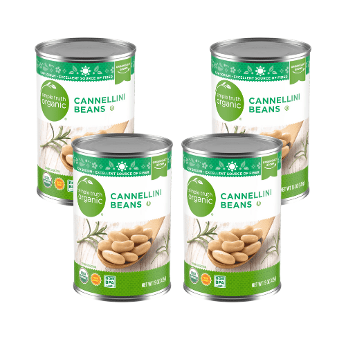 Simple Truth Organic Cannellini Beans 4-Pack 15 oz
