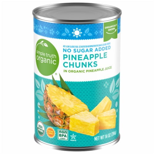 たっつあん Simple Truth Organic Pineapple Chunks in Juice, 14 oz - Walmart.com