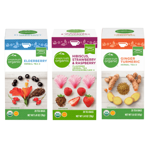 Simple Truth Organic Elderberry Herbal Tea,Tea Bags,Simple Truth ...