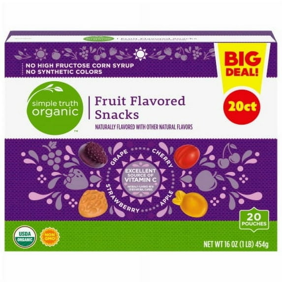 Simple Truth Organic Fruit Snacks - 20 ct