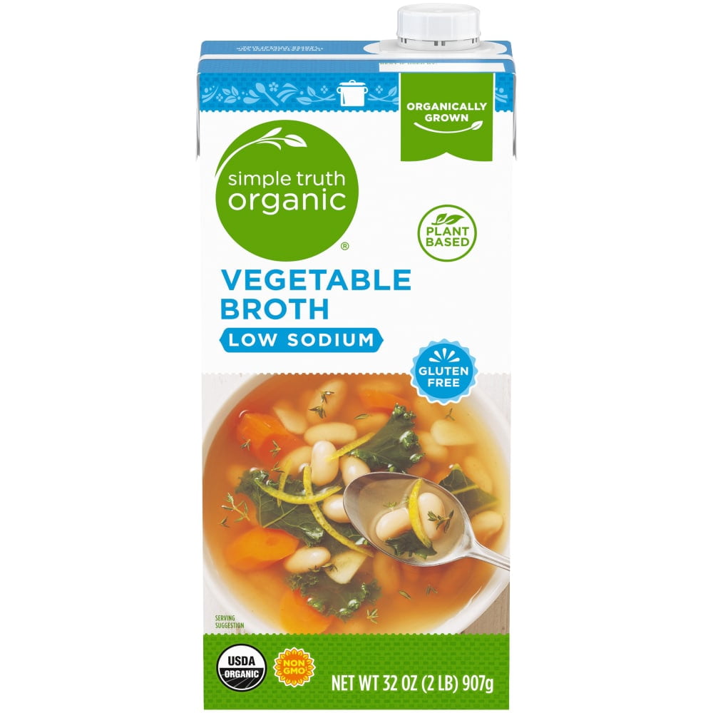Simple Truth Organic Gluten Free Vegetable Broth Low Sodium -- 32 oz ...