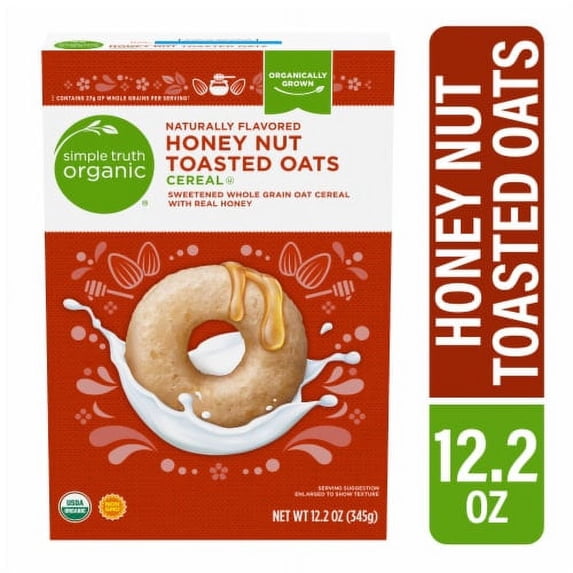 Simple Truth Organic Honey Nut Toasted Oats Cereal - 12.2 oz