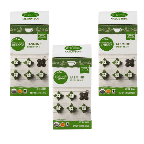 Simple Truth Organic Jasmine Green Tea, 20 Bags, 1.41 oz,3 Pack