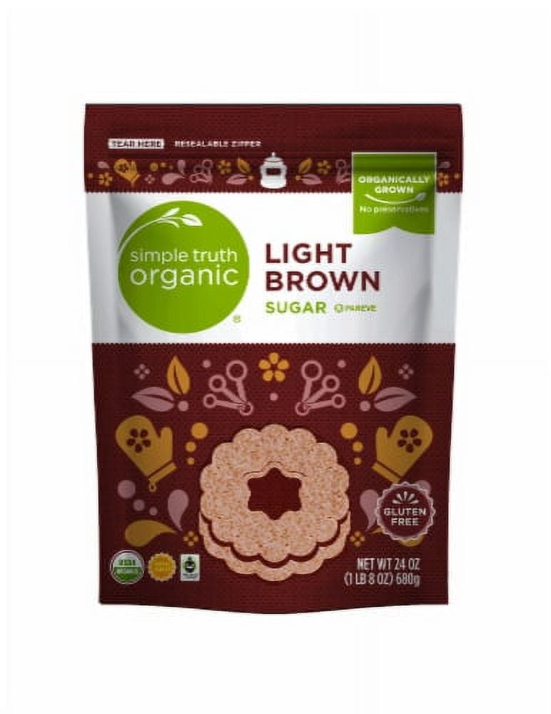 Simple Truth Organic Light Brown Sugar 24 oz - Pack of 2