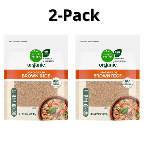 Simple Truth Organic Long Grain Brown Rice, 2 pcs