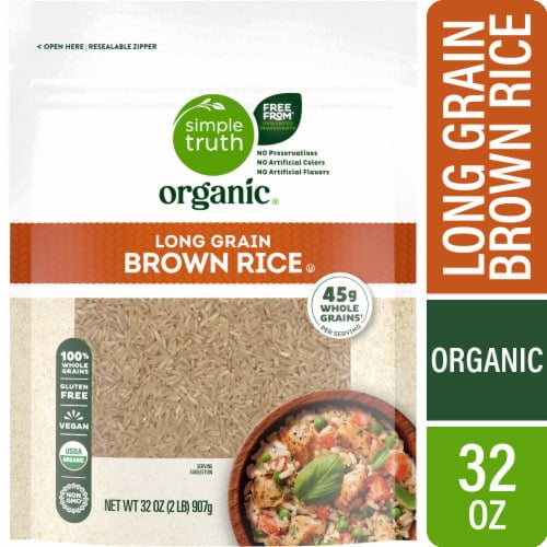Simple Truth Organic Long Grain Brown Rice - 32 oz