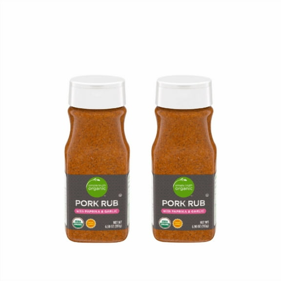 Simple Truth Organic Pork Rub With Paprika & Garlic, 2 Pack, 6.98 oz