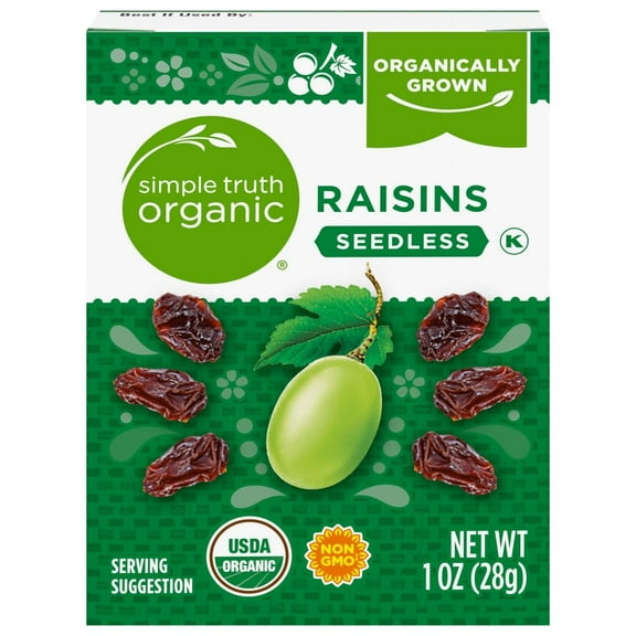 Simple Truth Organic Seedless Raisins Multipack 6 pk / 1 oz - Pack of 3