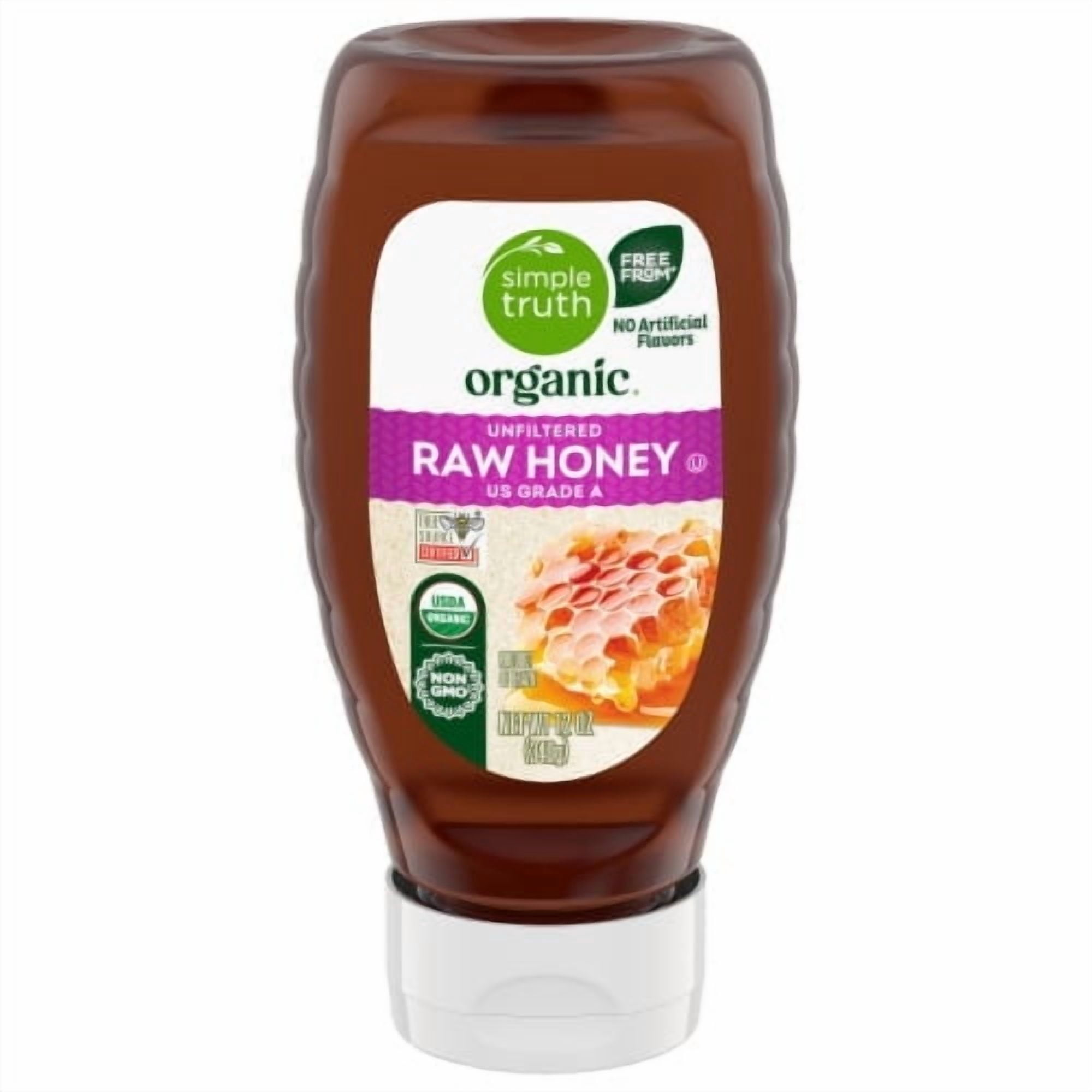 Simple Truth Organic Raw Honey 12 oz bottle