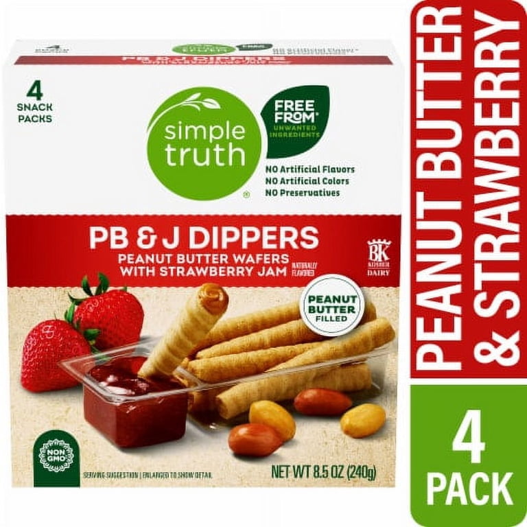 Simple Truth PB & J Strawberry Jam Dippers - Walmart.com
