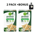 thumbnail image 1 of Simple Truth Protein Crisp Crackers Sour Cream & Onion Naturally Flavored Non-GMO 4.25 oz, 2 Pack + Bonus, 1 of 4