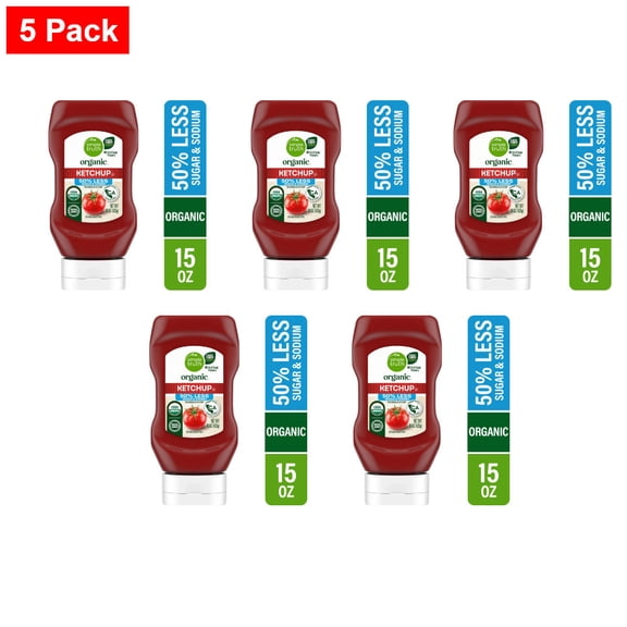 Simple Truth Reduced Sugar & Sodium Tomato Ketchup 15 oz - 5 Pack