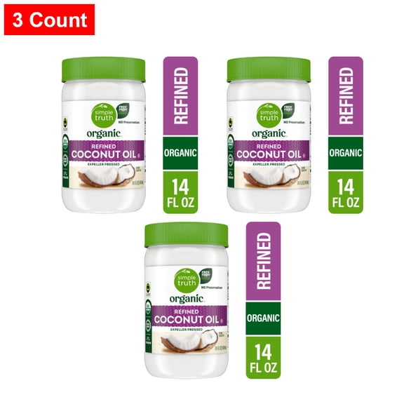 Simple Truth Refined Coconut Oil 14 fl oz - 3 Count
