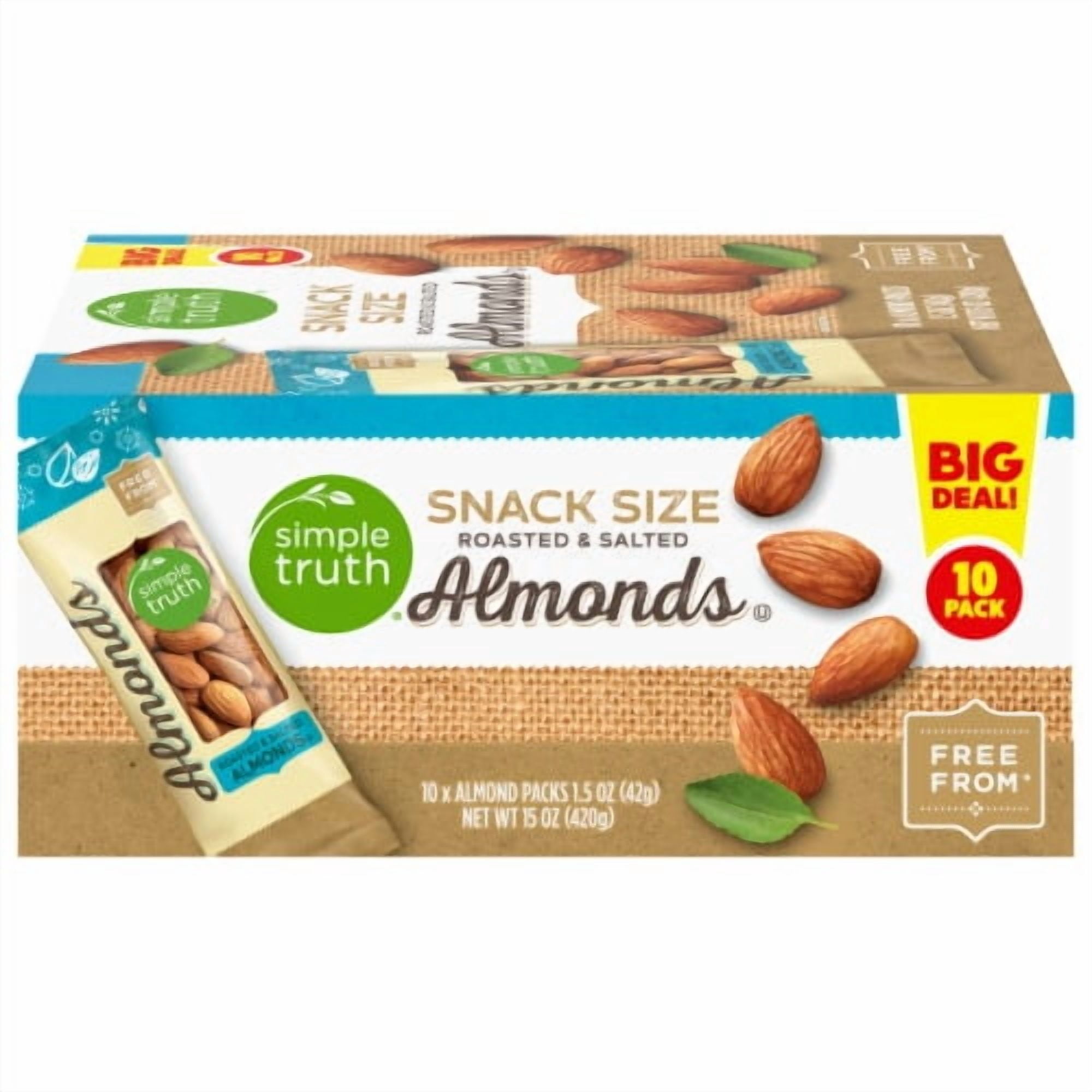 Simple Truth Roasted Almond Tube Multi Pack BIG Deal! - Walmart.com