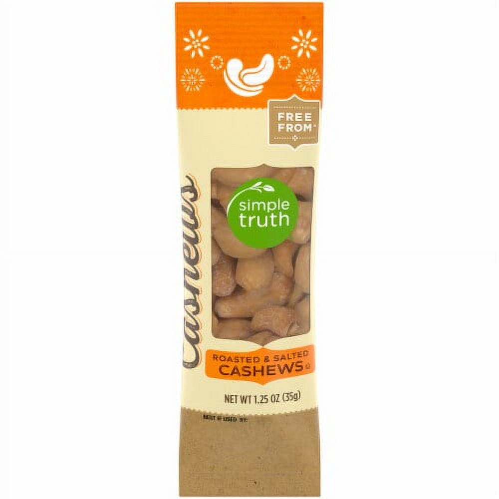 Simple Truth Roasted & Salted Cashews 1.25 oz - Walmart.com