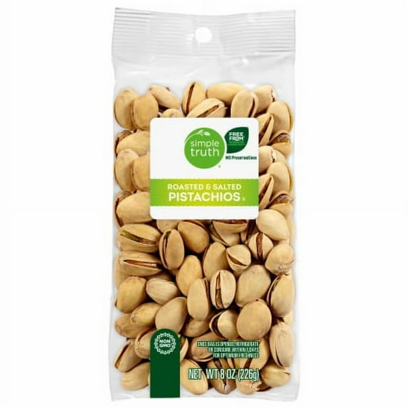 2X - Simple Truth Roasted & Unsalted Pistachios