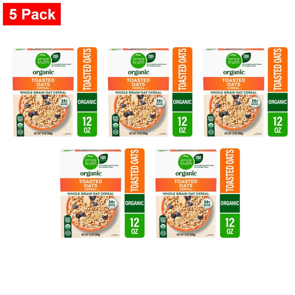 Simple Truth Toasted Oats Cereal 12 oz - 5 Pack