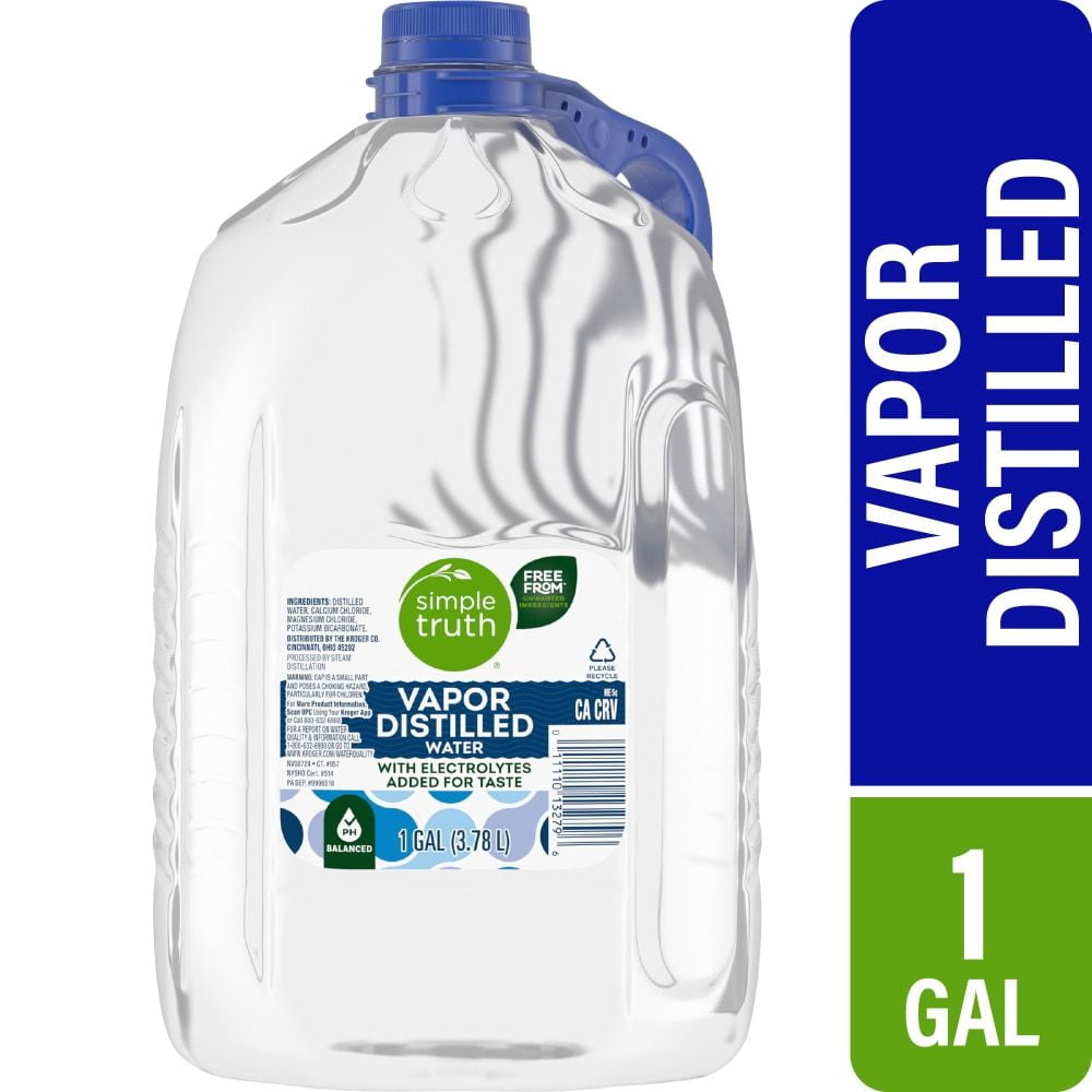 Simple Truth Vapor Distilled Electrolyte Gallon Water 1 gallon - Pack of 2