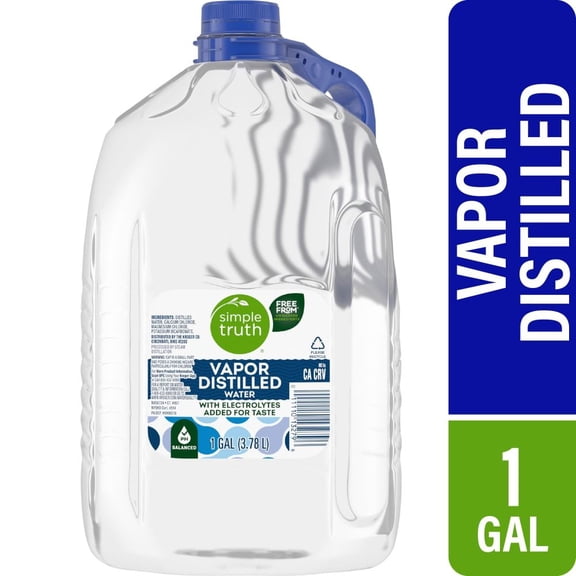Simple Truth Vapor Distilled Electrolyte Gallon Water 1 gallon - Pack of 2