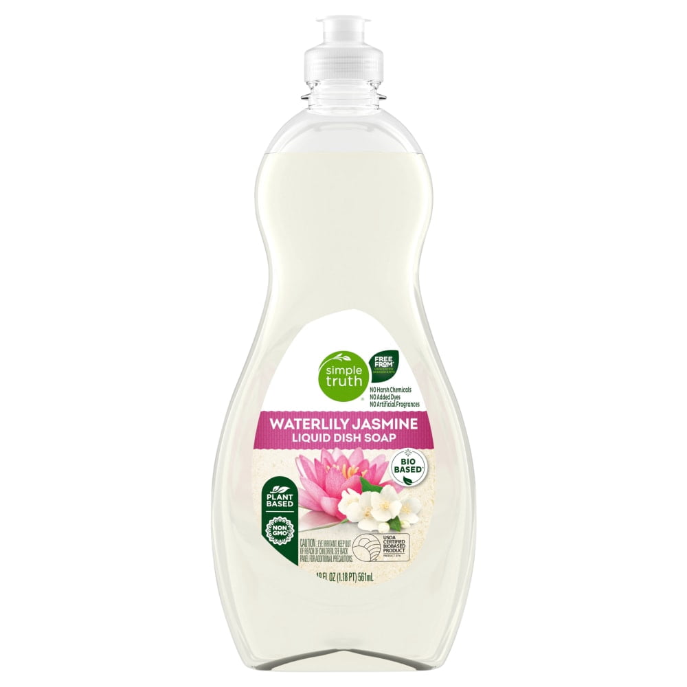 Simple Truth Waterlily Jasmine Liquid Dish Soap 19 Fl Oz Walmart