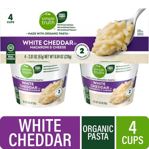 Simple Truth® White Cheddar Macaroni and Cheese Cups