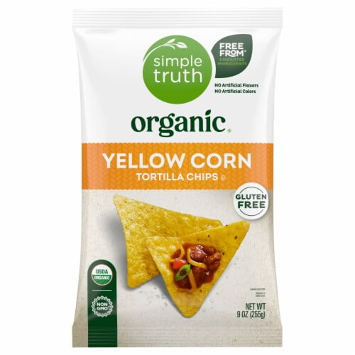 Simple Truth Yellow Corn Tortilla Chips-9 oz