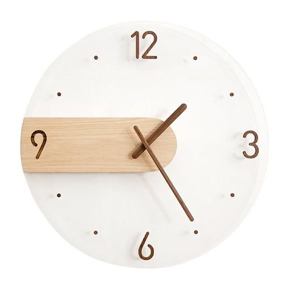 Simple Wall Clock 16 inch Clear Creative Modern Decorative for Home Kitchen