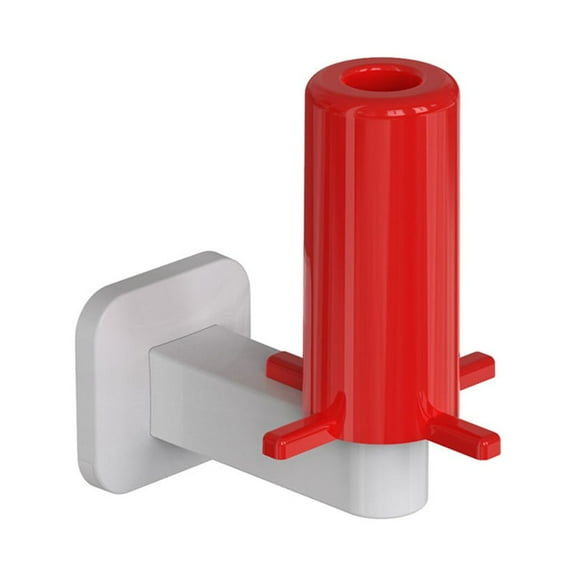 Simple Wall Mounted Vertical Paper Towel Holder White + Red Napkin Holder Simple Style Kitchen Toilet Storage Paper Towel Rack Wall-Mounted Plastic New White Red Eguiwyn Clearance!