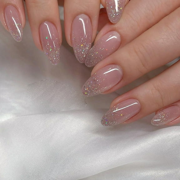 Simple Wear-resistant Nail Shiny Silver Powder Embellishment