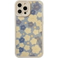 thumbnail image 1 of Simple White Purple Flowers Soft Phone Case Compatible with iPhone Case (White,iPhone 13 Pro), 1 of 6