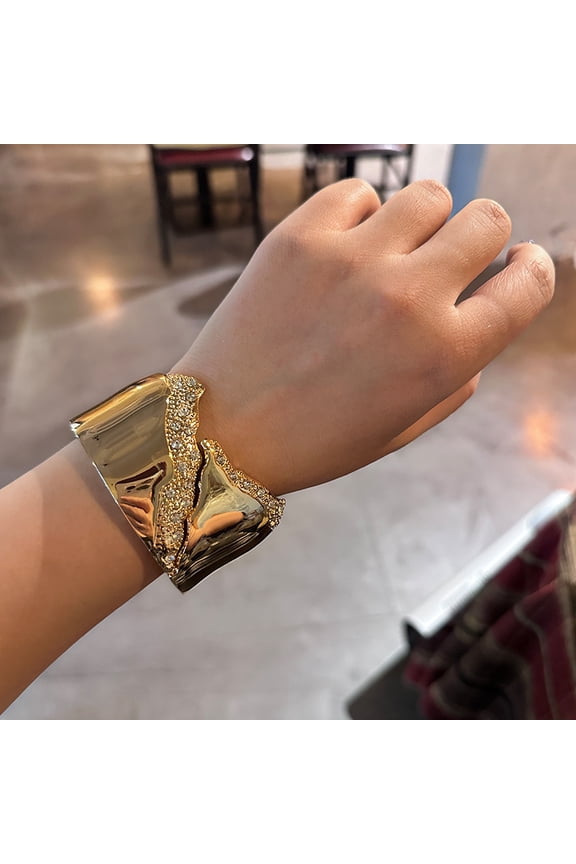 Simple Wide Face Bracelet For Women