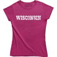 thumbnail image 1 of Simple Wisconsin Funny Home State Pride Holiday Gift Tee Shirt, 1 of 4