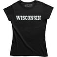 thumbnail image 1 of Simple Wisconsin Funny Home State Pride Holiday Gift Tee Shirt, 1 of 4