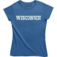 thumbnail image 1 of Simple Wisconsin Funny Home State Pride Holiday Gift Tee Shirt, 1 of 4