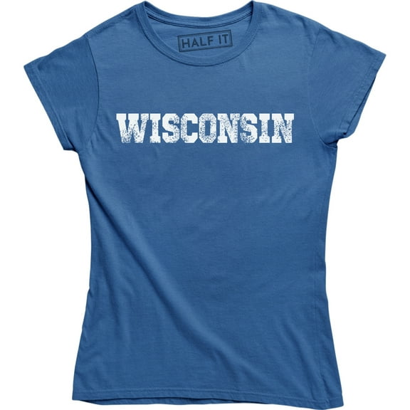 Simple Wisconsin Funny Home State Pride Holiday Gift Tee Shirt