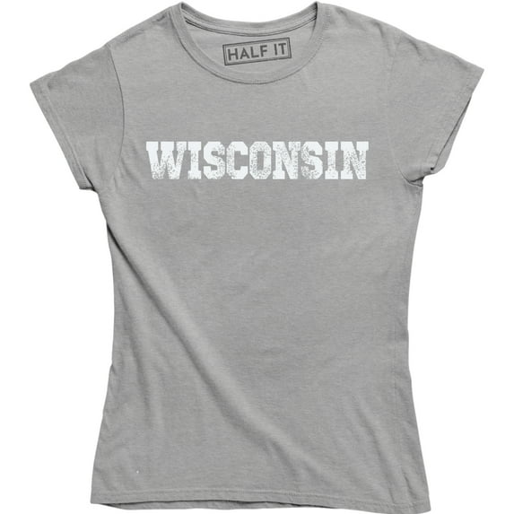 Simple Wisconsin Funny Home State Pride Holiday Gift Tee Shirt