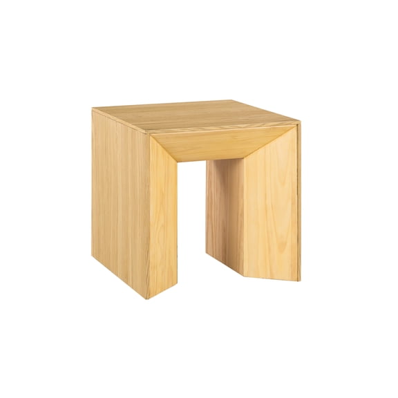 Simple Yet Elegant Natural Oak Side Table - Adding Grace To Your Space End For Study Room, And Functional, Thickened Tabletop, Improves Environment