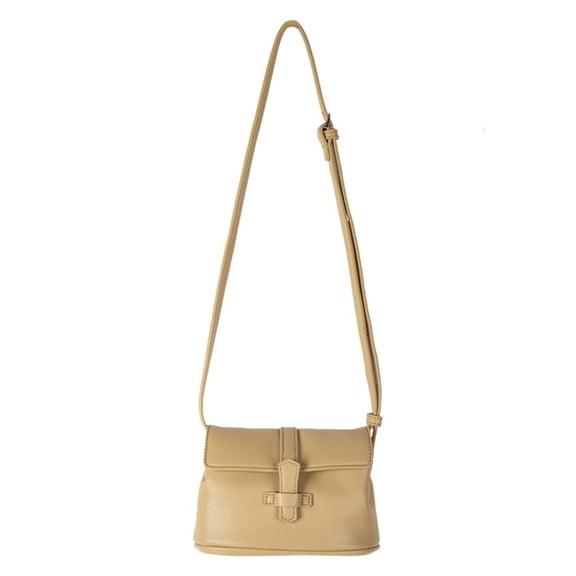 Simple Yet Modern PU Shoulder Bag Crossbody Purse for Work Shopping and Dates