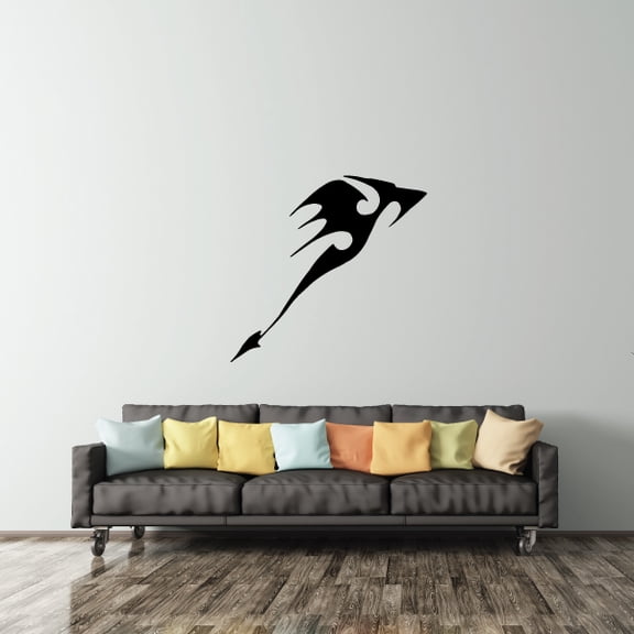 Simple Zooming Dragon Decal - 36 Inches