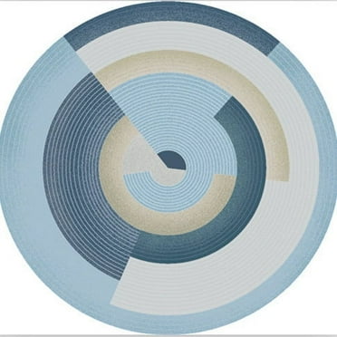 Simple abstract round living room sofa coffee table cushion bedroom decoration carpet home swivel chair tapete redondo