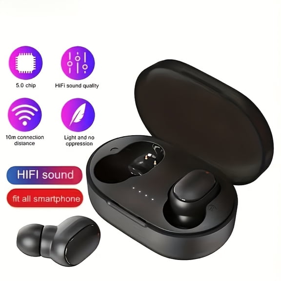 Simple and Elegant Wireless In-ear Smart Headphones with Wireless Connectivity