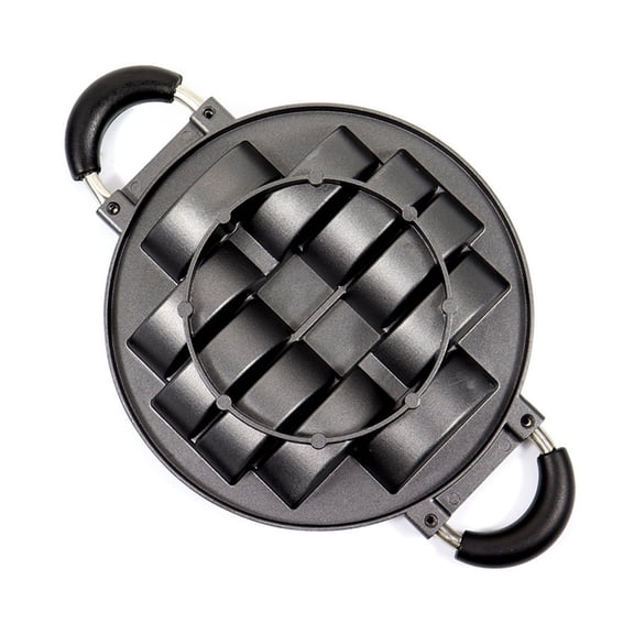 Simple and Lovely 10 Hole Cast Aluminum Pans Cake Cooking Pans Omelettes Pans Nonstick Cooking Molds for Kitchen Usage