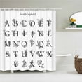 thumbnail image 1 of Simple and beautiful grass flower printed shower curtain polyester waterproof curtain with hook bathroom curtain home decoration, 1 of 5