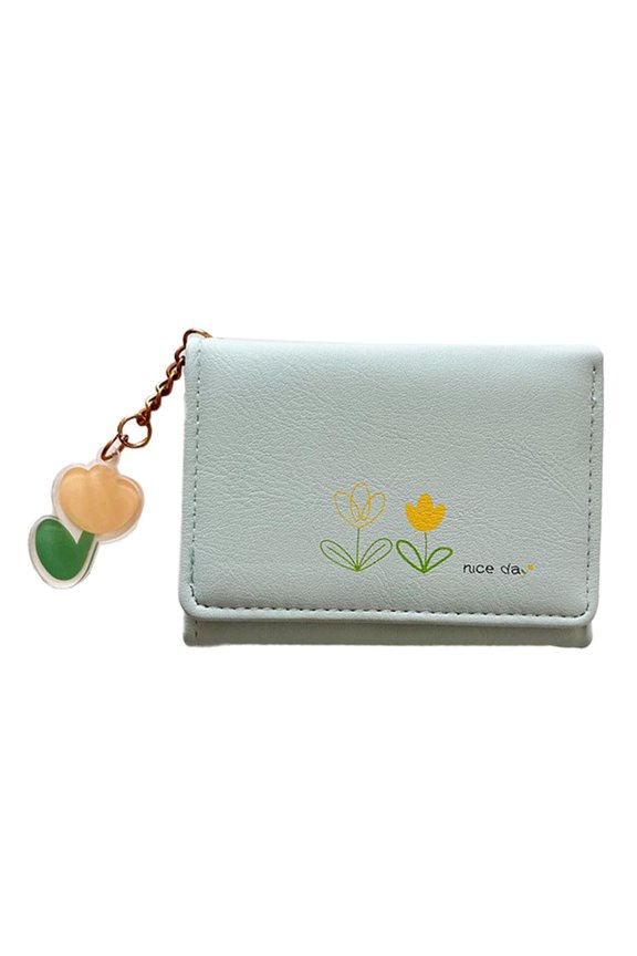 Simple and fresh purse stylish students coin purse cute wallet
