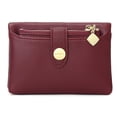 thumbnail image 1 of Simple and versatile coin wallet-Red wine, 1 of 5