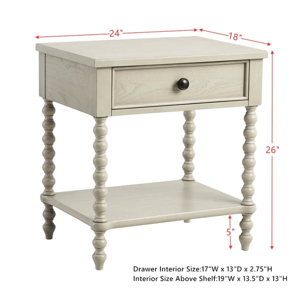 Simple assembly, no tools | Organize bedroom | Get a functional and beautiful nightstand