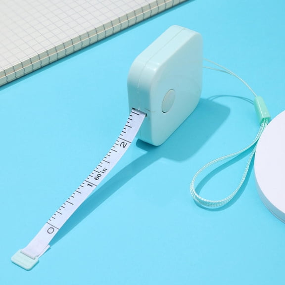 Simple color scheme 2M length square tape measure suitable for students during the back-to-school season for home use and easy to carry.