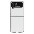 thumbnail image 1 of Simple fashion leather pattern phone case for Samsung Z flip3, 1 of 11