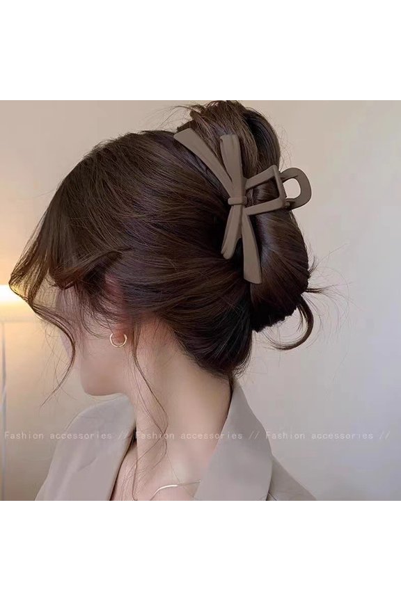 Simple hair clip, large hair clip, bow hair clip for hair with large volume at the back of the head